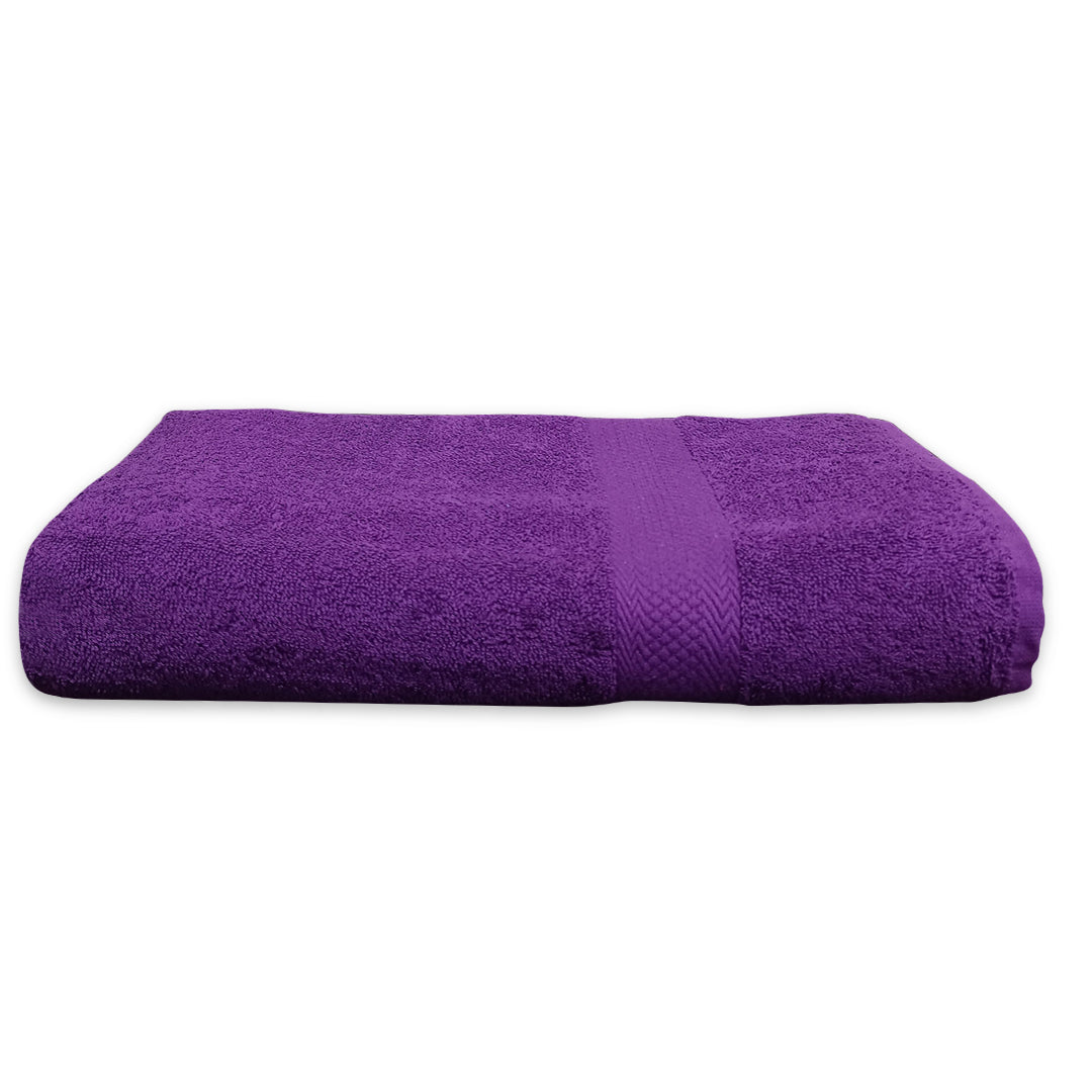 Quattro Bath Towel.WineBerry Color Bath Towel. Cotton Towel.
