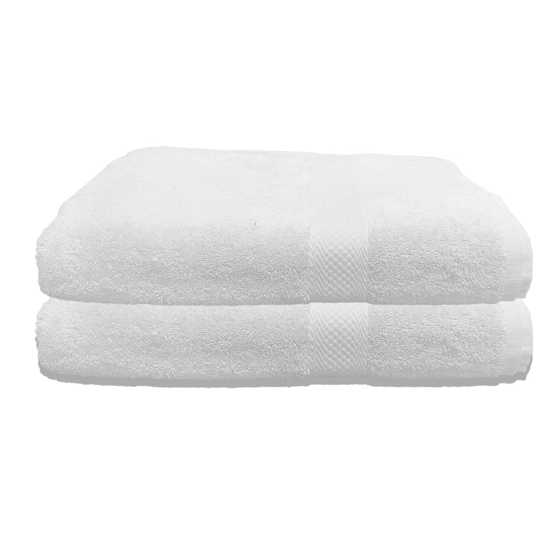 Quattro Export Quality 100% Cotton Bath Towel 400 GSM, (Soft & Absorbent) | Pack Of 2 - Regency India