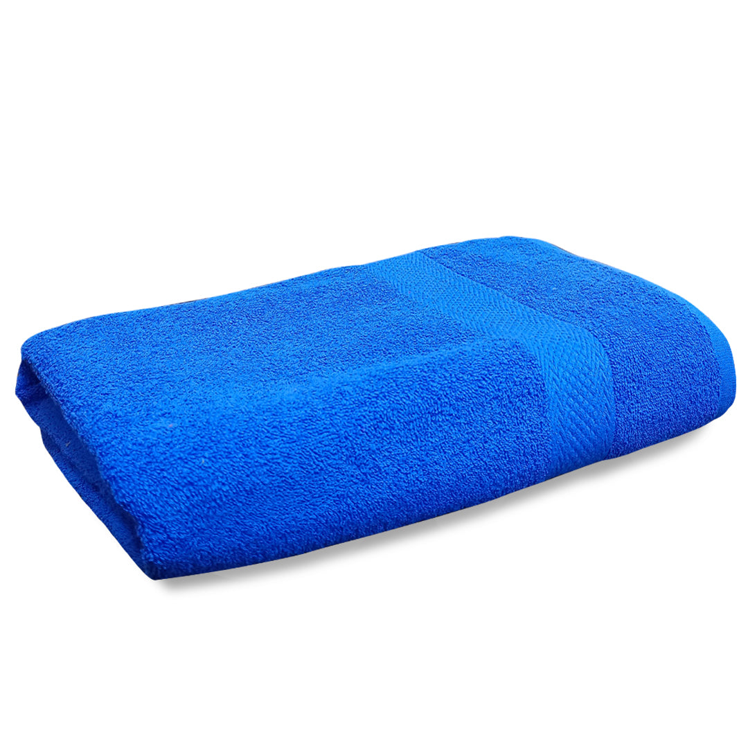 Quattro Bath Towel. Cobalt Color Bath Towel. Cotton Towel.
