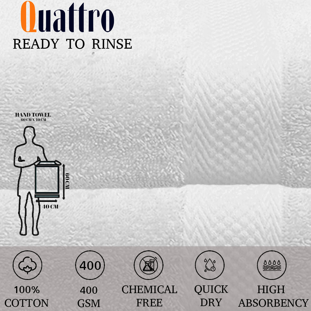 Quattro Hand Towel.Hand Towel. Cotton Towel.