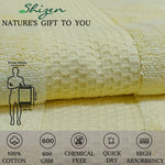 Shizen Export Quality 50:50 Bamboo Cotton Turkish Hand Towels (Pack of 3) - Regency India