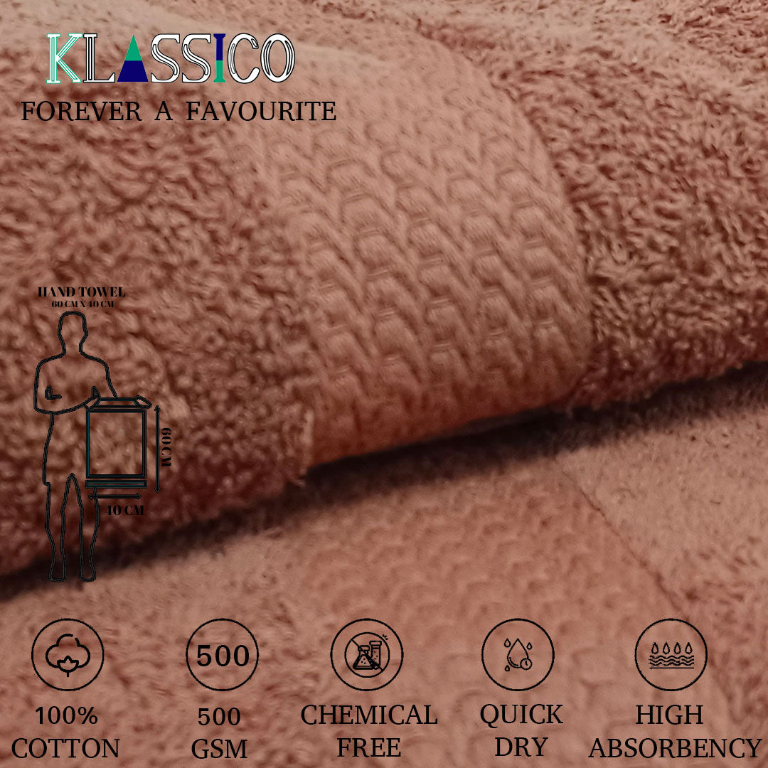 Klassico Hand Towel. 100% Cotton Towel.