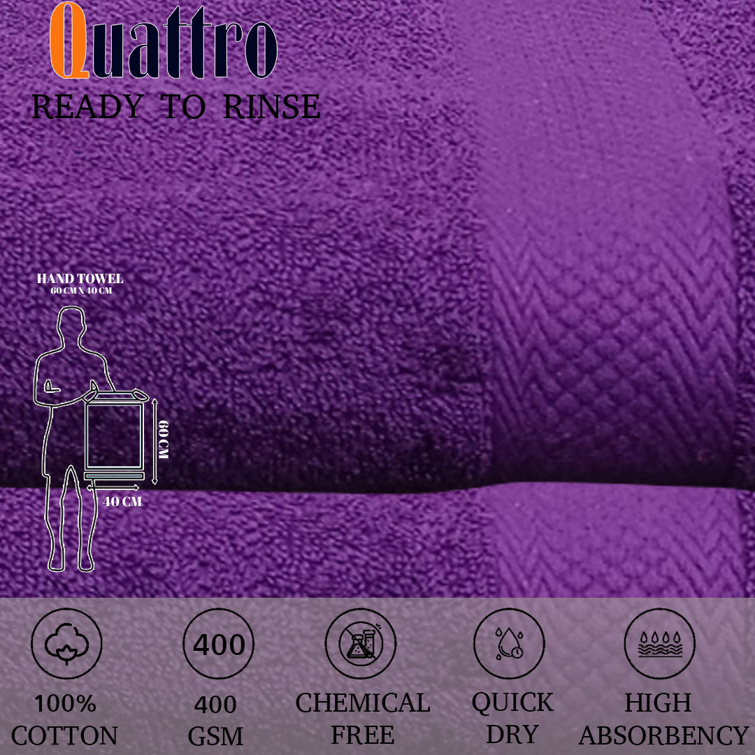 Quattro Hand Towel.Hand Towel. Cotton Towel.