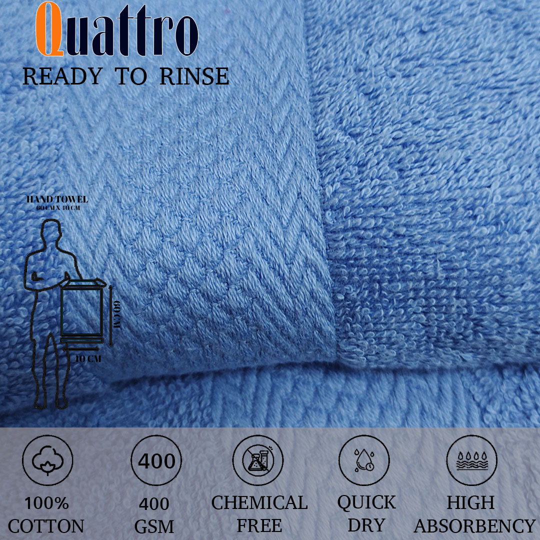Quattro Hand Towel.Hand Towel. Cotton Towel.