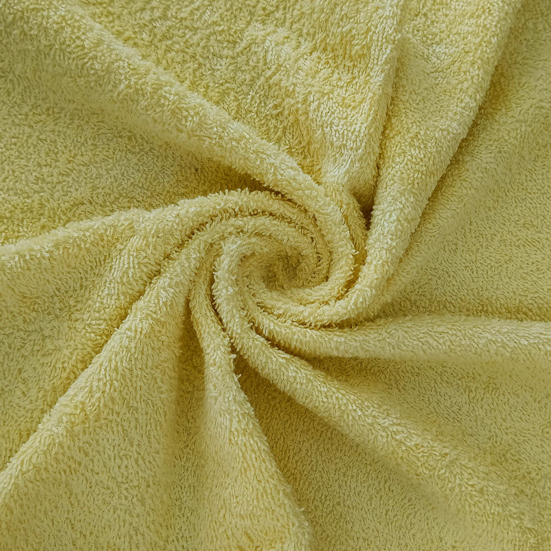 Quattro Bath Towel.Yellow Color Bath Towel. Cotton Towel.