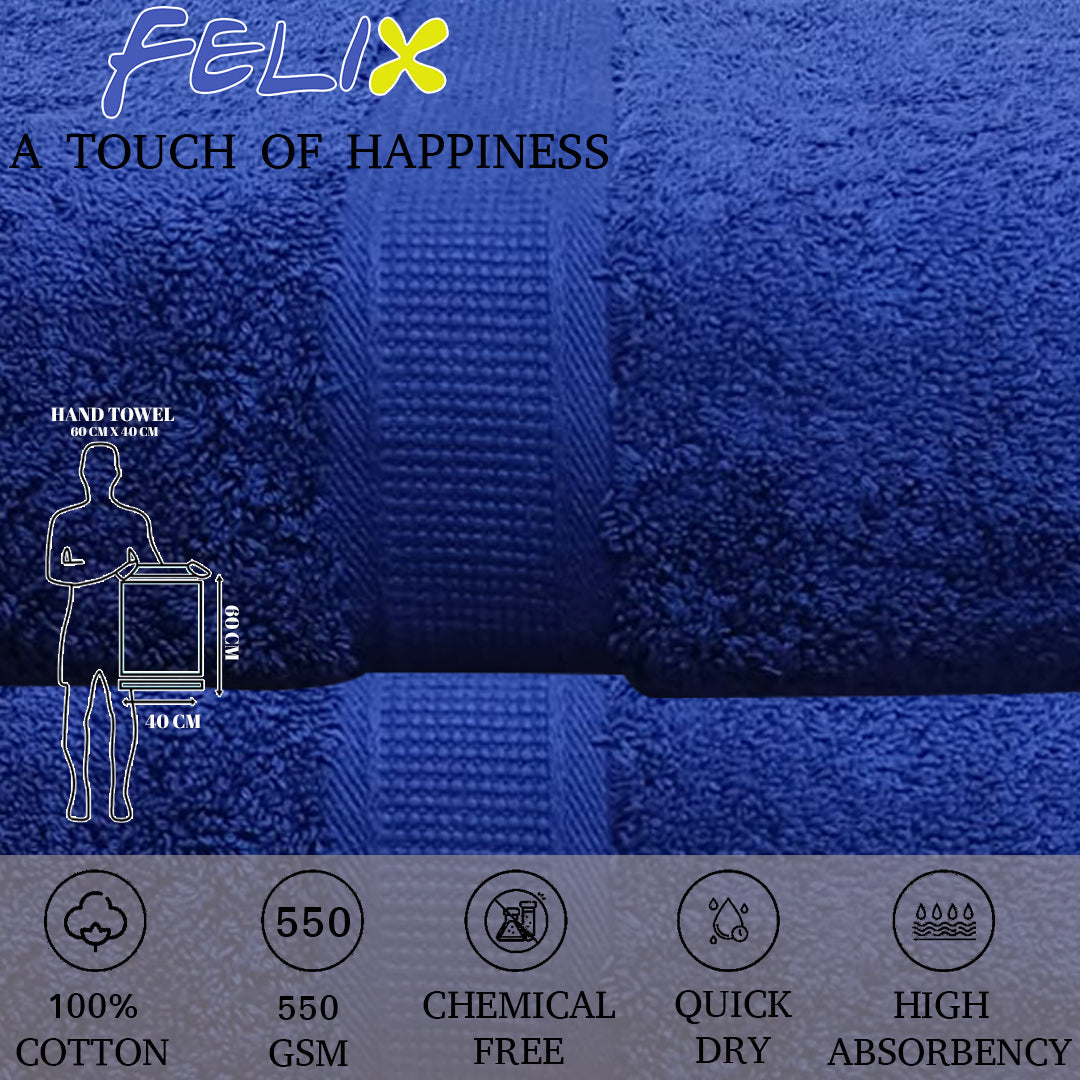 Felix Hand Towel. 100% Cotton Towel.