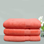 Avante Bath Towel Set-Coral