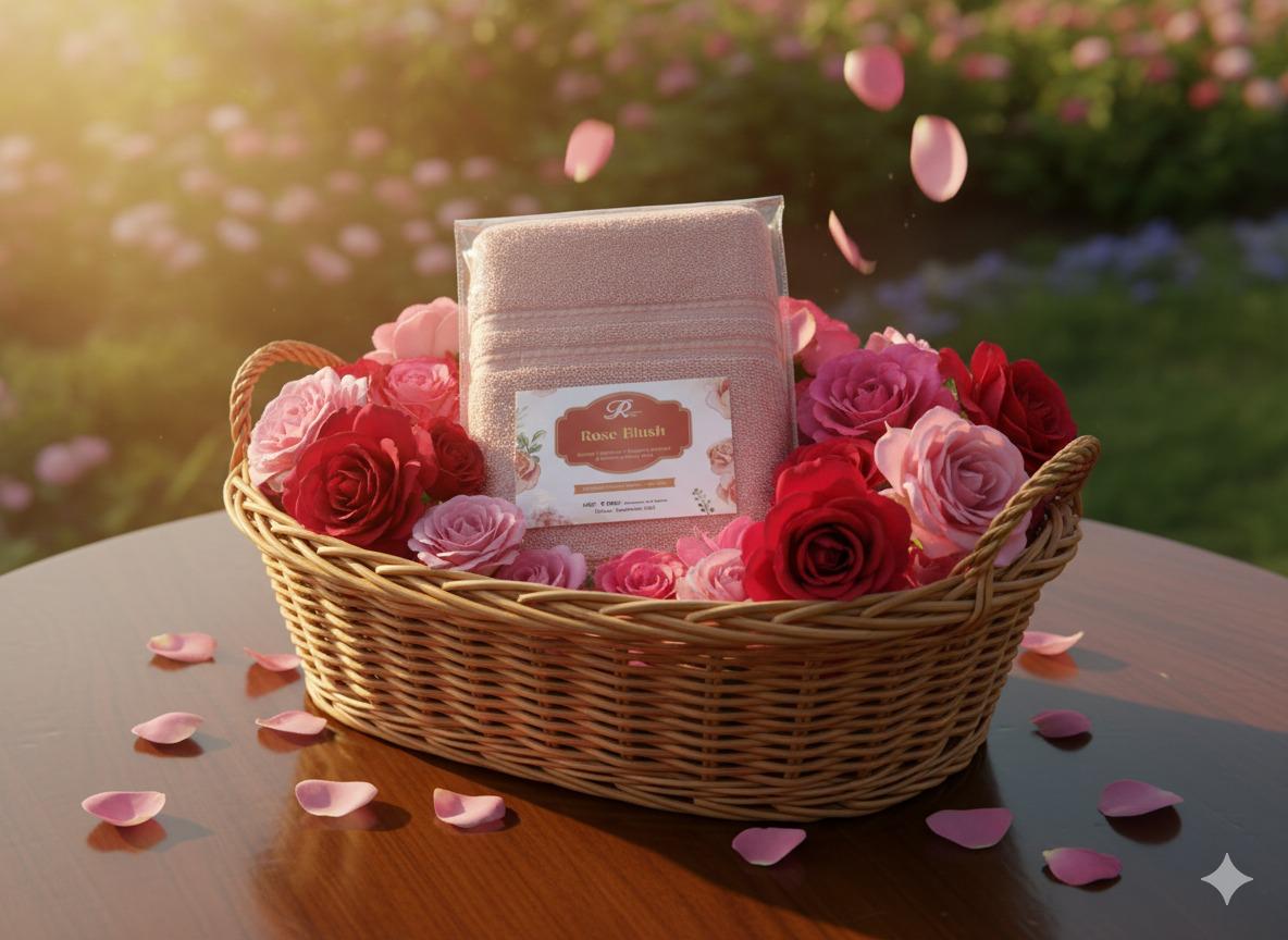 Fragrance Rose Blush Towel
