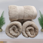 Avante Bath Towel Set-Wheat Brown