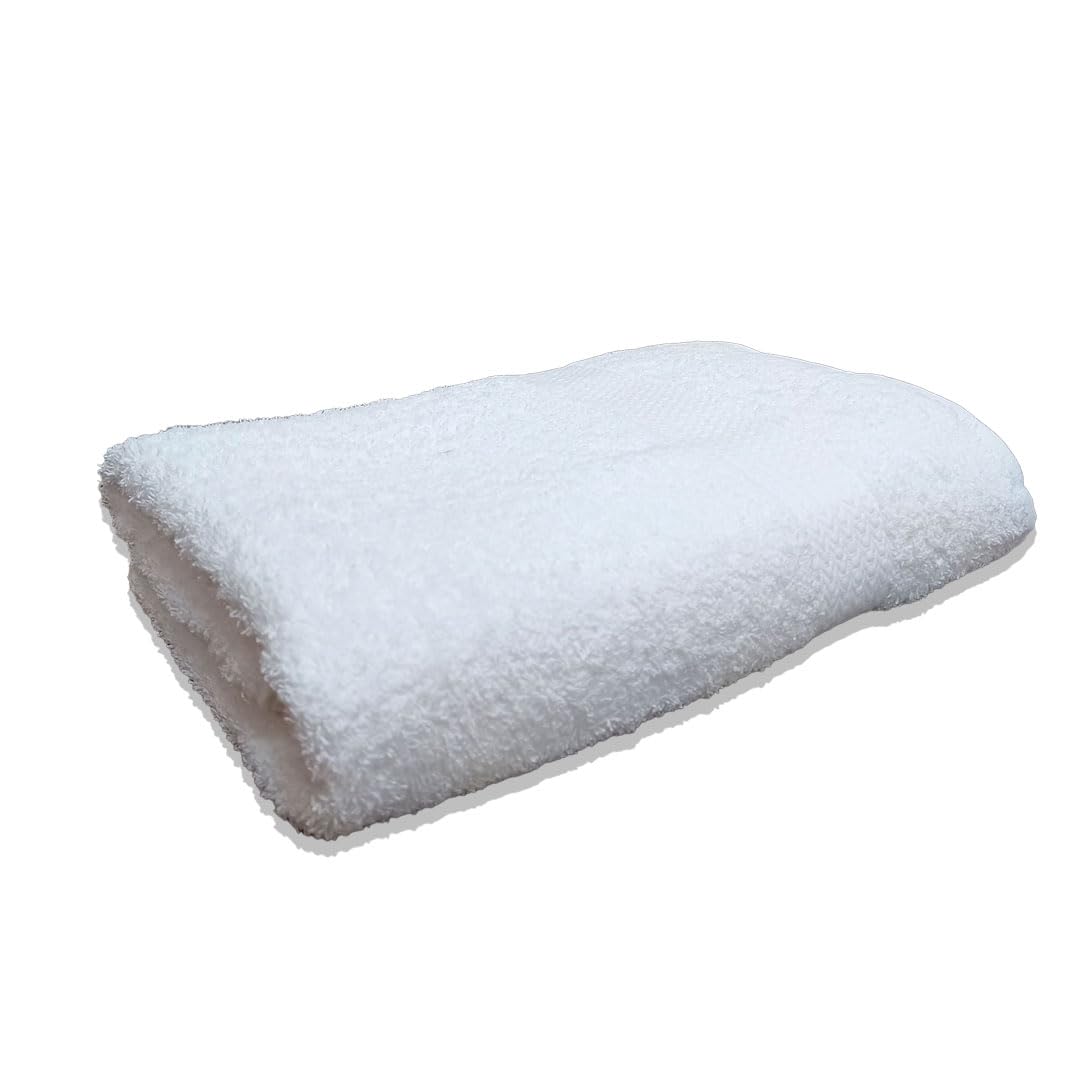 Regency India Quattro 100% Cotton Towels for Bath | Turkish Bath Towel - Ultra Soft & Absorbent | 400 GSM | 1 Piece Bath & 2 Hand Towels Towel for Men/Women | 75 x 150 cm (White) Brand: Generic