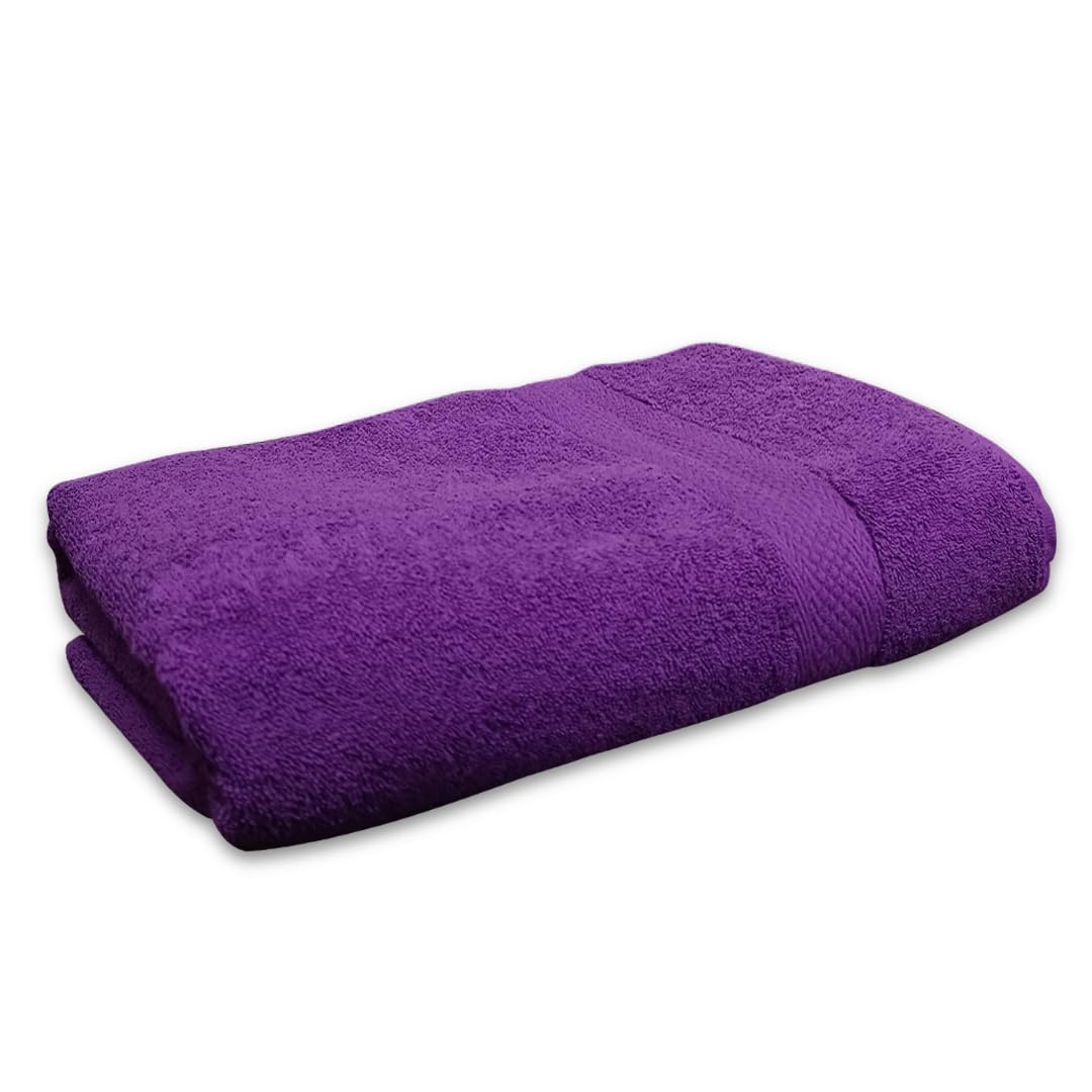 Regency India Quattro 100% Cotton Towels for Bath | Turkish Bath Towel - Ultra Soft & Absorbent | 400 GSM | 1 Piece Bath & 2 Hand Towels Towel for Men/Women | 75 x 150 cm (Wineberry)