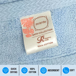 Avante Bath Towel Set-Sky Blue