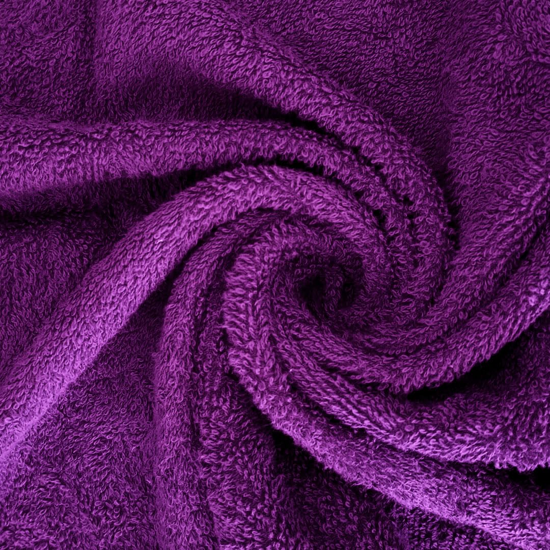 Regency India Quattro 100% Cotton Towels for Bath | Turkish Bath Towel - Ultra Soft & Absorbent | 400 GSM | 1 Piece Bath & 2 Hand Towels Towel for Men/Women | 75 x 150 cm (Wineberry)