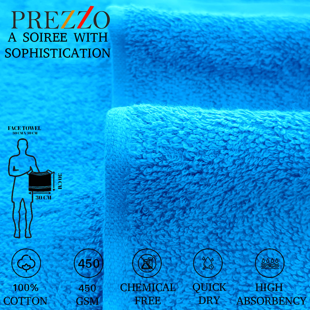 Prezzo Face Towel. 100% Cotton Towel.