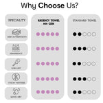 Klassico Face Towel. 100% Cotton Towel.