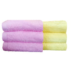 Klassico Face Towel 500 GSM, Size 30 * 30 cm, Soft & Fluffy towel, (Pack of 6) | Color Combo - Regency India