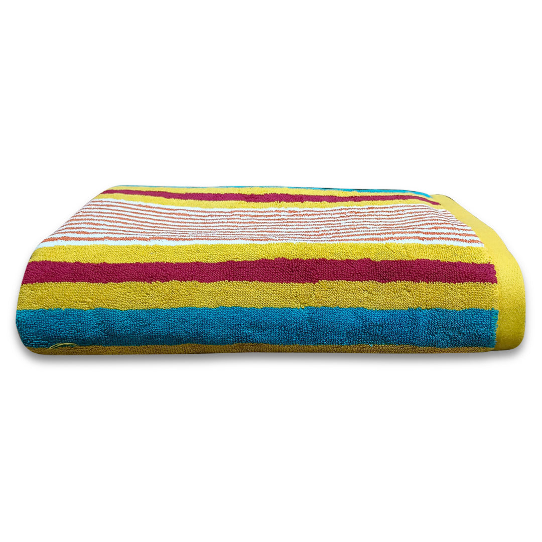 Carnival Bath Towel. 100% Cotton Towel. 