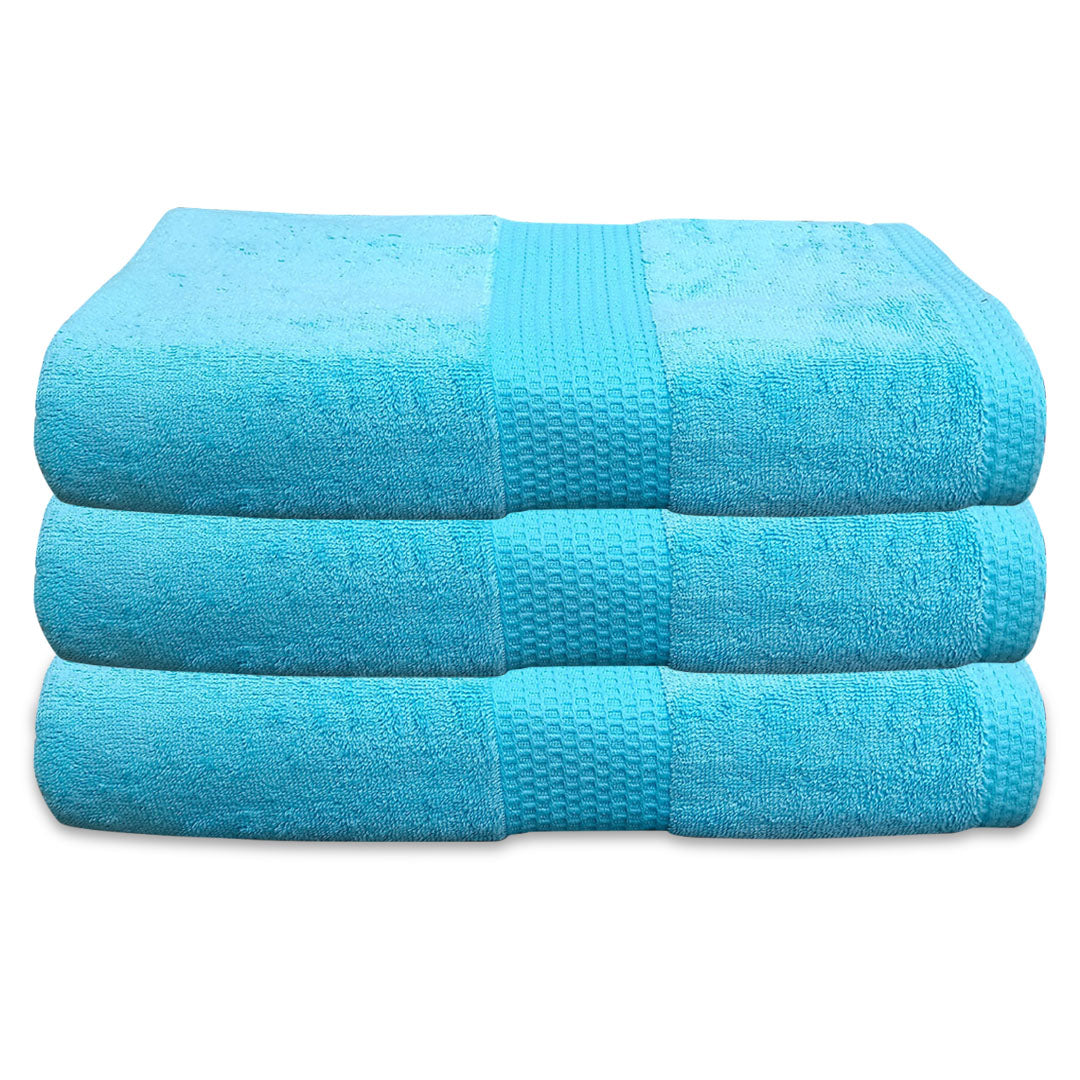 Shizen Export Quality 50:50 Bamboo Cotton Turkish Hand Towels (Pack of 3) - Regency India