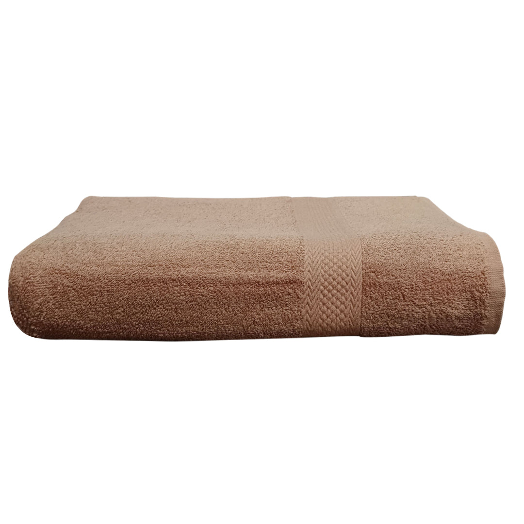 Quattro Bath Towel.Brown Color Bath Towel. Cotton Towel. 