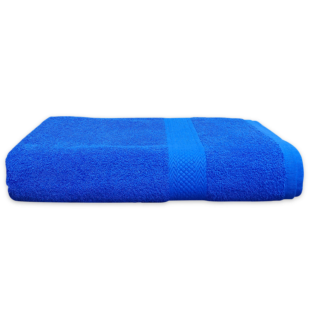 Quattro Bath Towel. Cobalt Color Bath Towel. Cotton Towel. 