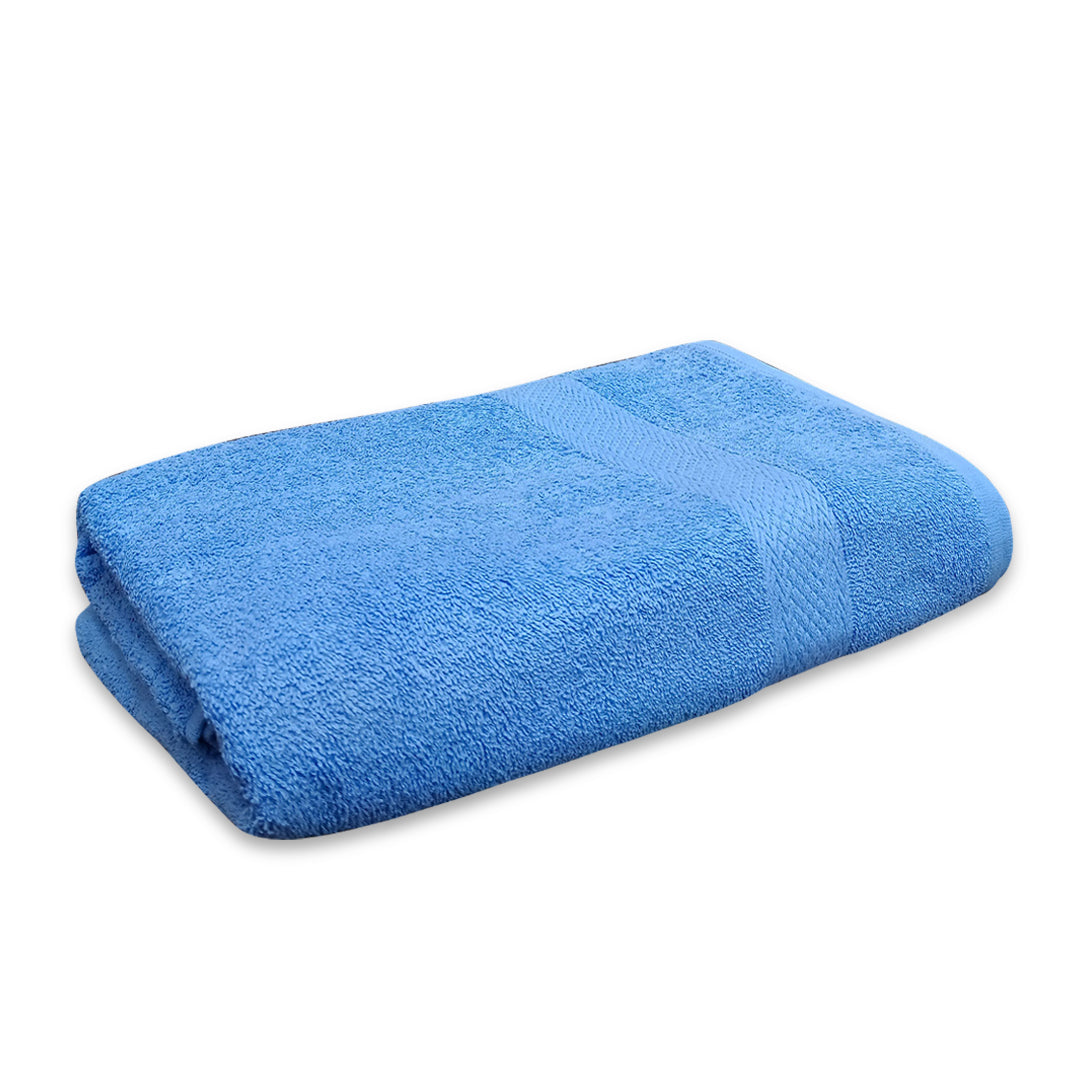 Quattro Bath Towel.Sky Blue Color Bath Towel. Cotton Towel. 