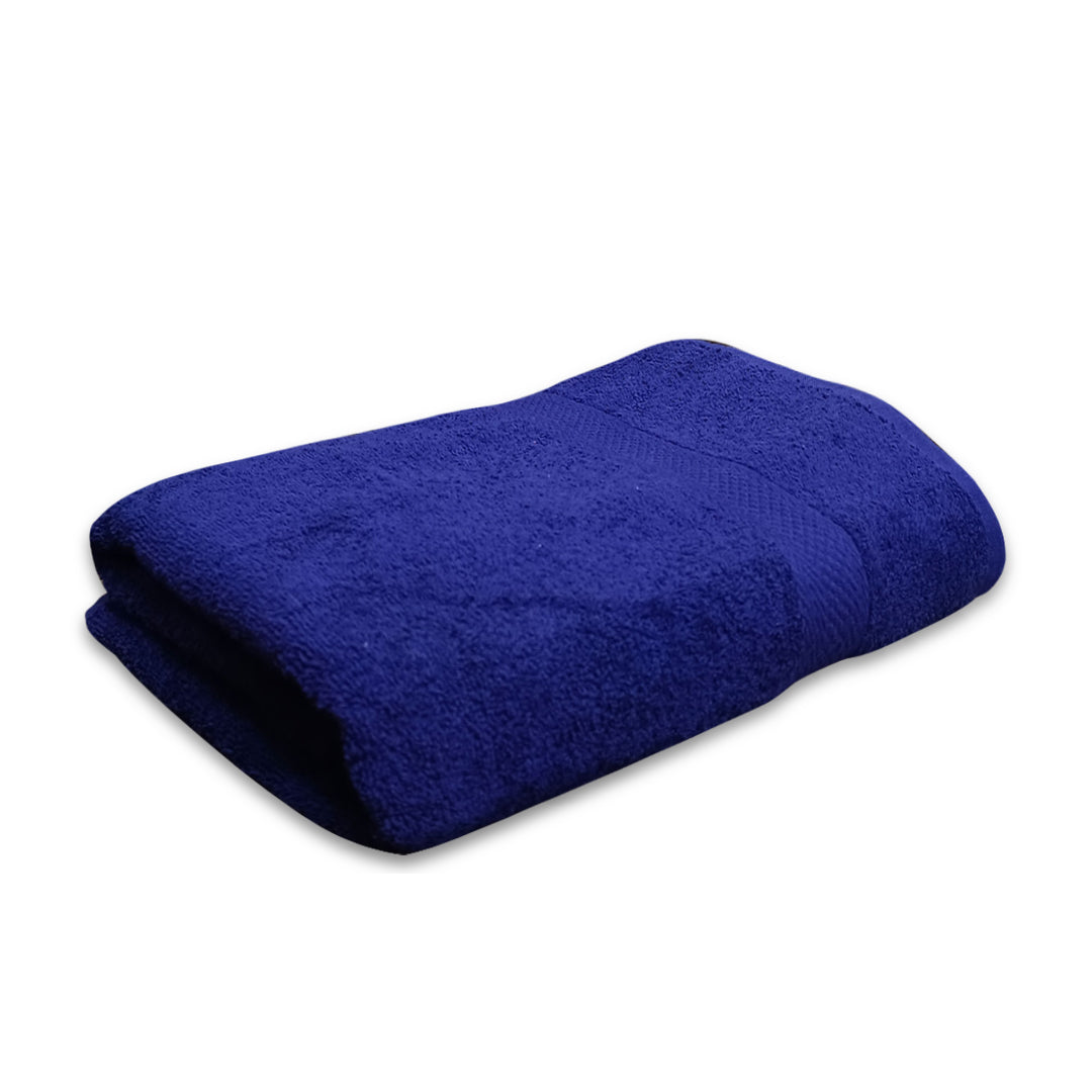 Quattro Bath Towel.Midnight Blue Color Bath Towel. Cotton Towel. 