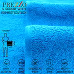 Prezzo Face Towel 450 GSM, Size 30 * 30 cm, Soft & Fluffy towel, (Pack of 6) | Color Combo - Regency India