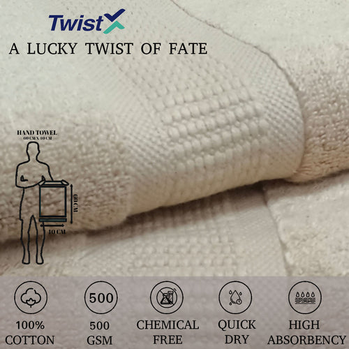 Twistx Export Quality 100% Cotton Turkish Hand Towels (Pack of 3) - Regency India