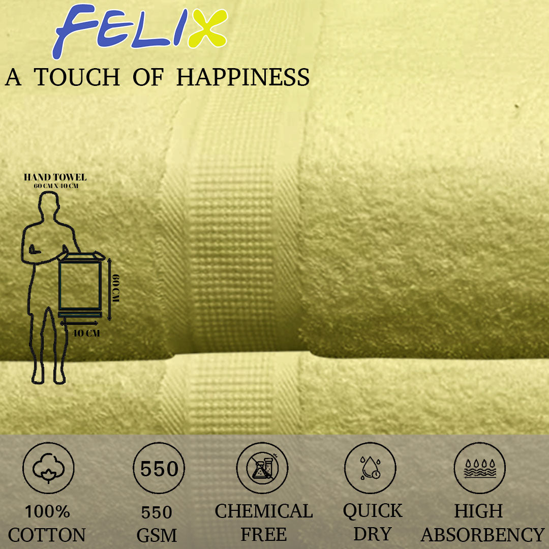 Felix Hand Towel. 100% Cotton Towel. 