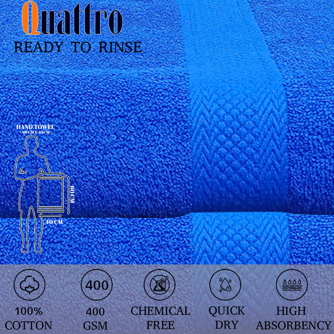 Quattro Hand Towel.Hand Towel. Cotton Towel. 