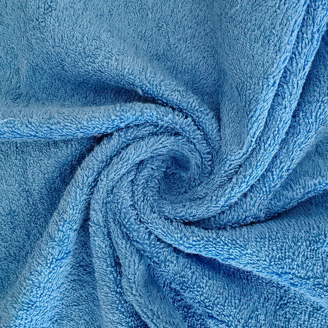 Quattro Bath Towel.Sky Blue Color Bath Towel. Cotton Towel. 