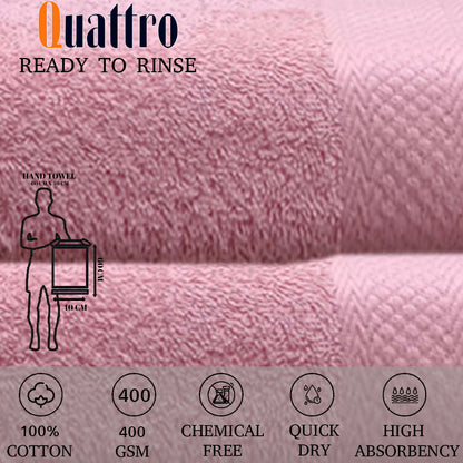 Quattro Hand Towel.Hand Towel. Cotton Towel. 