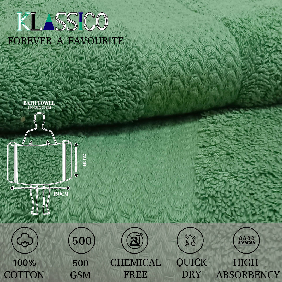 Klassico Bath Towel. 100% Cotton Towel. 