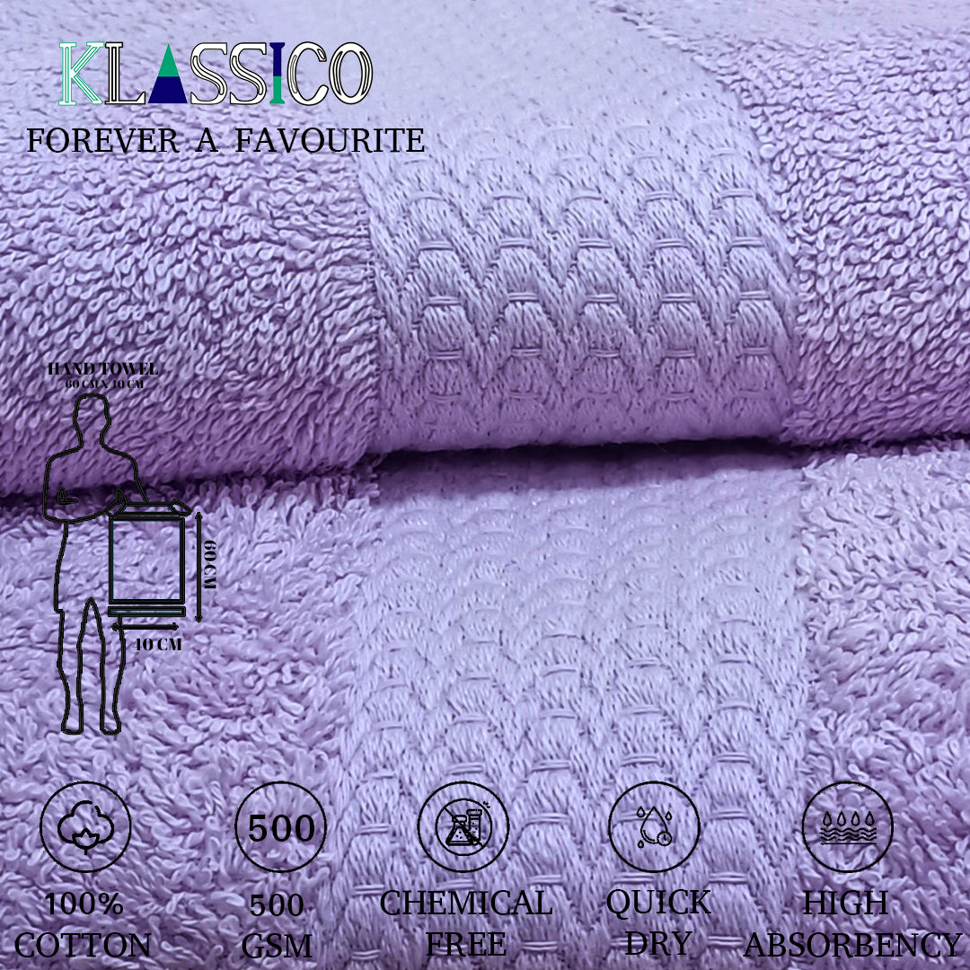 Klassico Hand Towel. 100% Cotton Towel. 