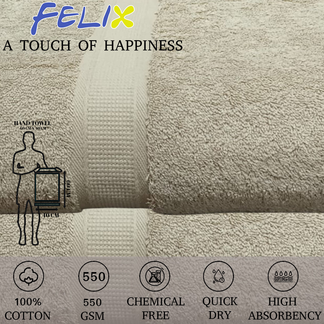 Felix Hand Towel. 100% Cotton Towel. 