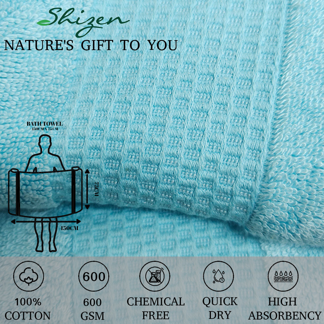 Shizen Bath Towel. 100% Cotton Towel. 