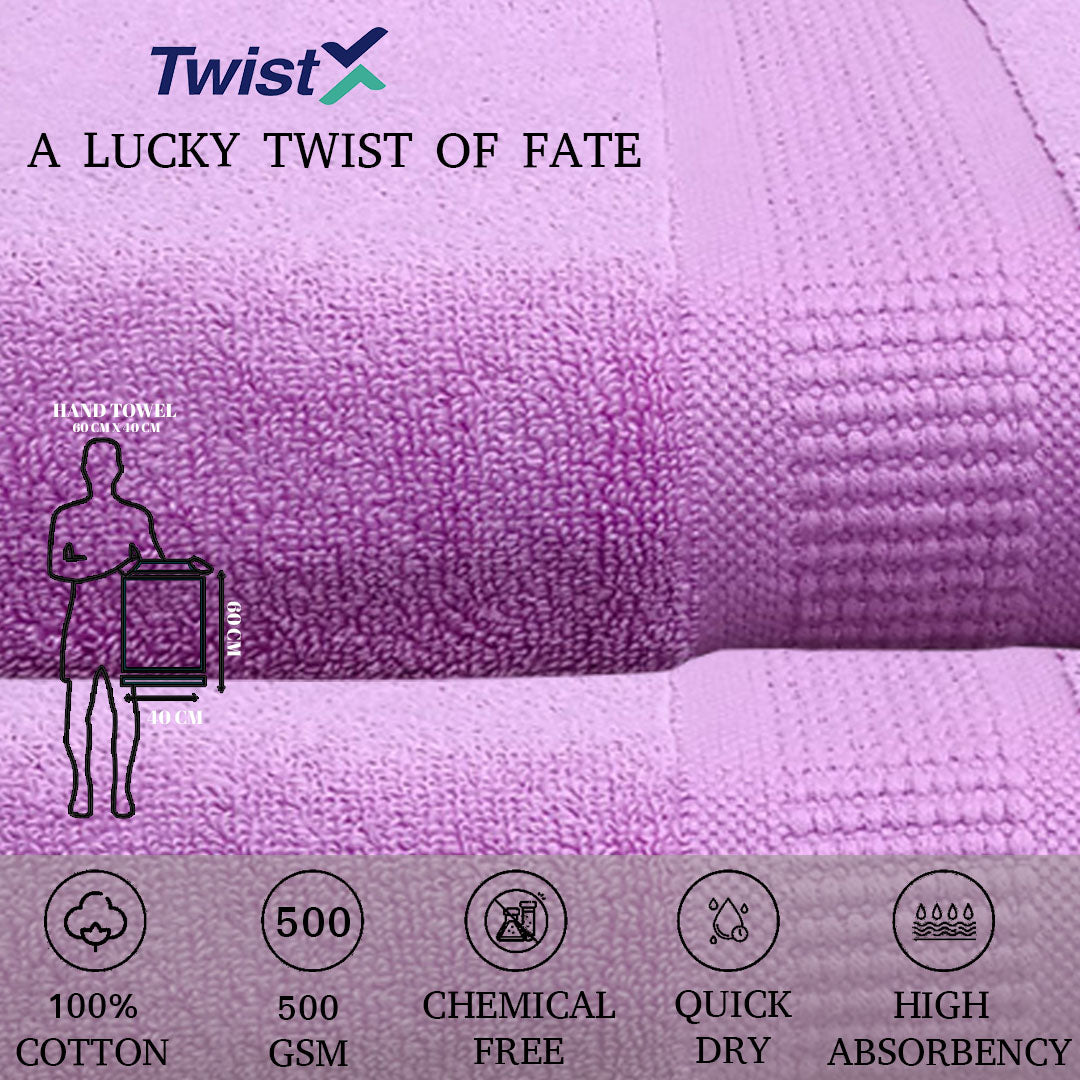 Twistx Hand Towel. 100% Cotton Towel. 