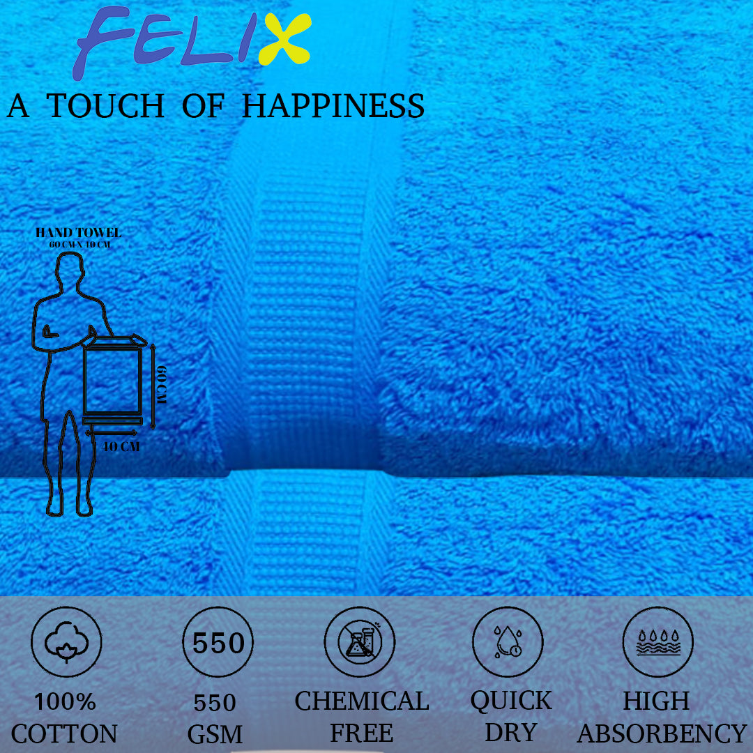 Felix Hand Towel. 100% Cotton Towel. 