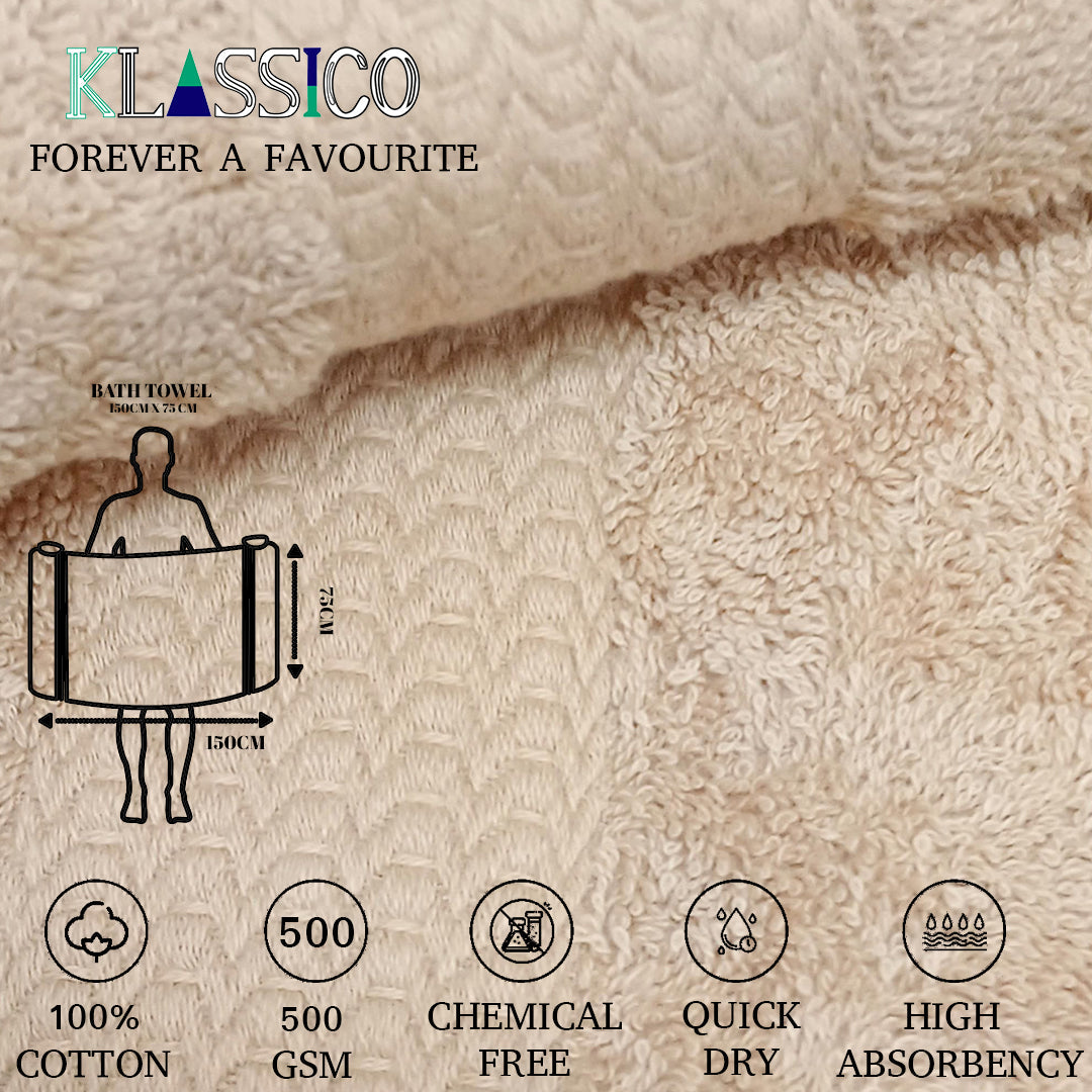 Klassico Bath Towel. 100% Cotton Towel. 