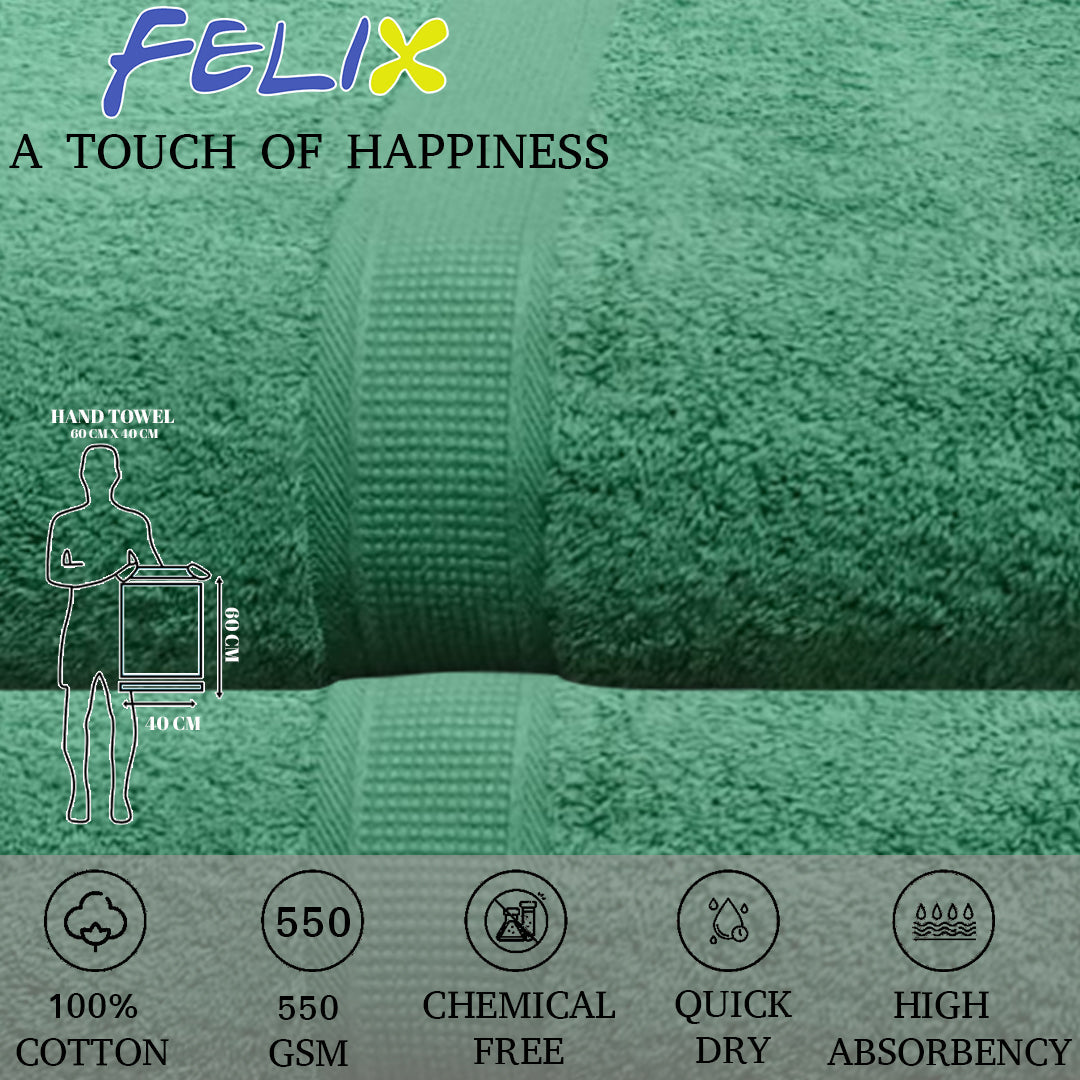 Felix Hand Towel. 100% Cotton Towel. 