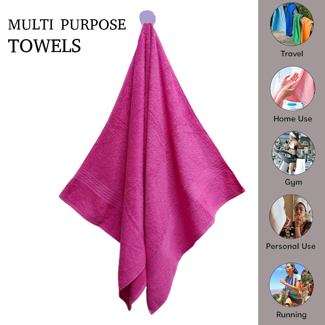 Prezzo Bath Towel. 100% Cotton Towel. Pink Bath Towel