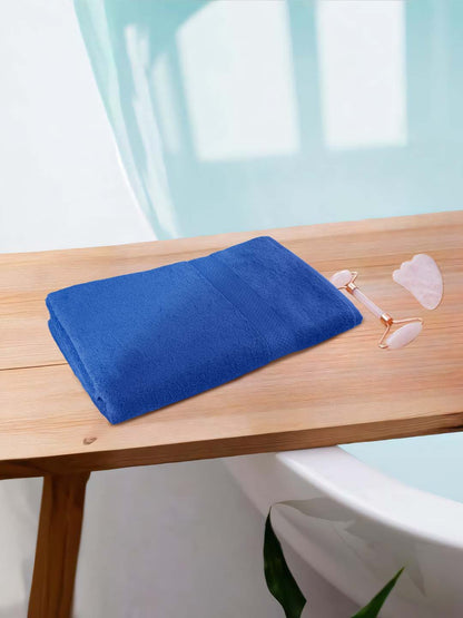 Bath towel set of 1 cobalt blue