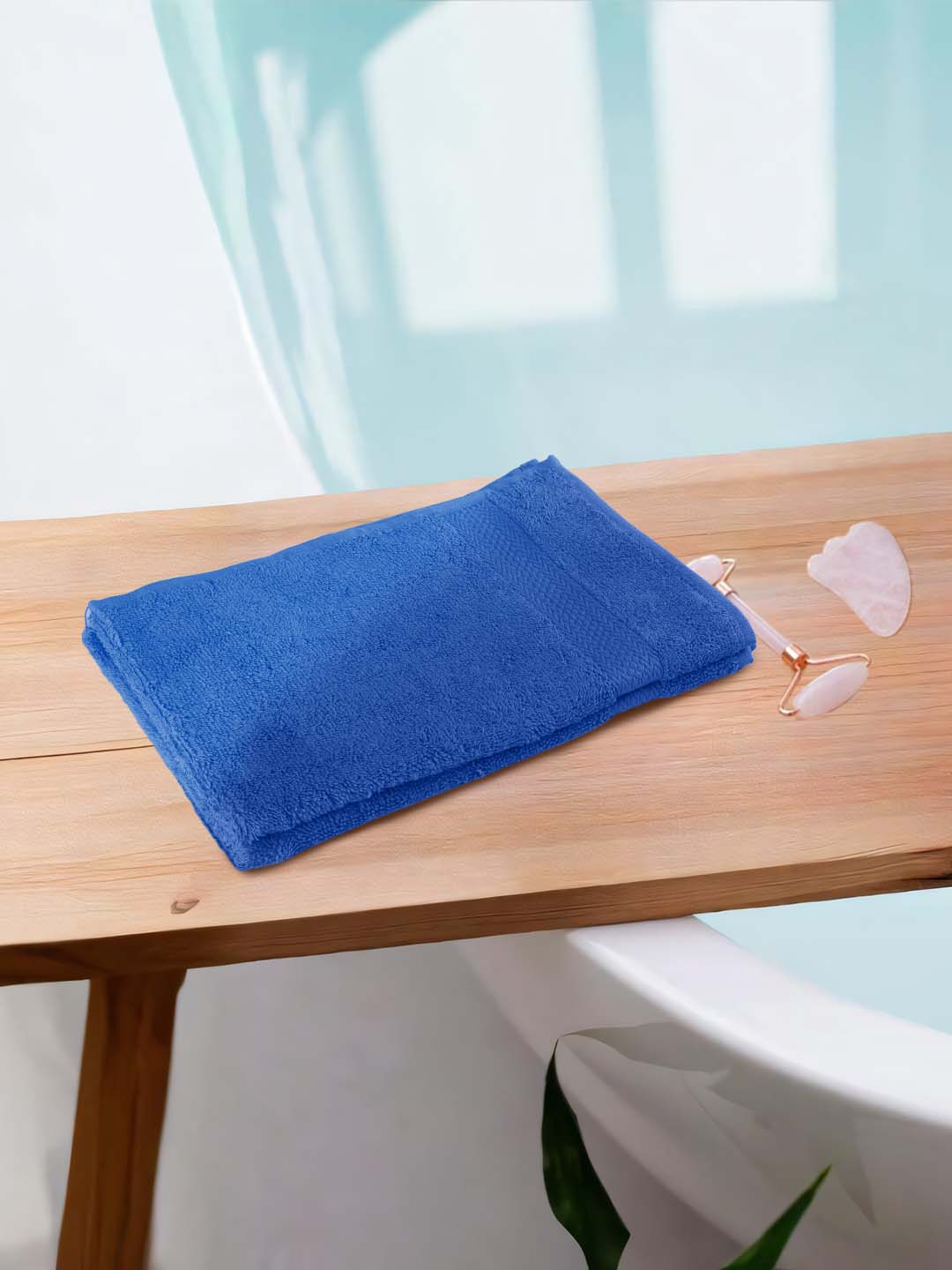 Hand towel set of 2 Cobalt Blue