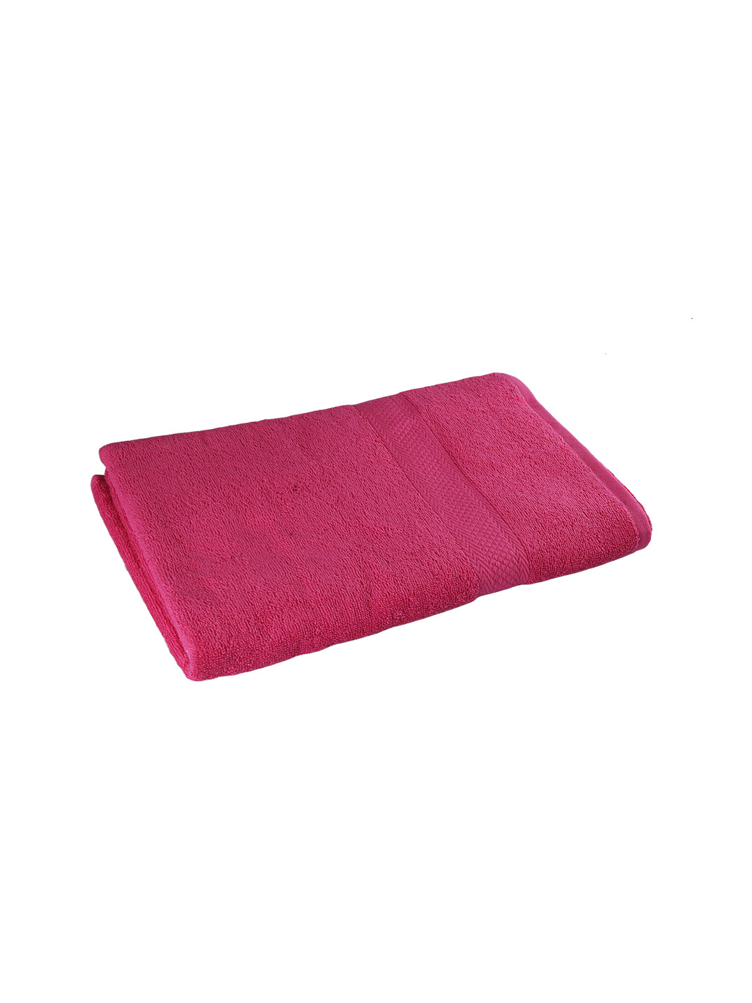 Bath towel set of 1 Fuscia Pink