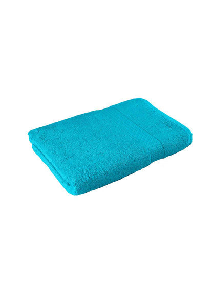 Bath Towel Set of 1 Aqua Blue