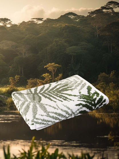 Bath Towel Set of 1 Leafy