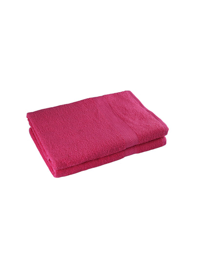 Bath combo set of 2 Fuscia Pink