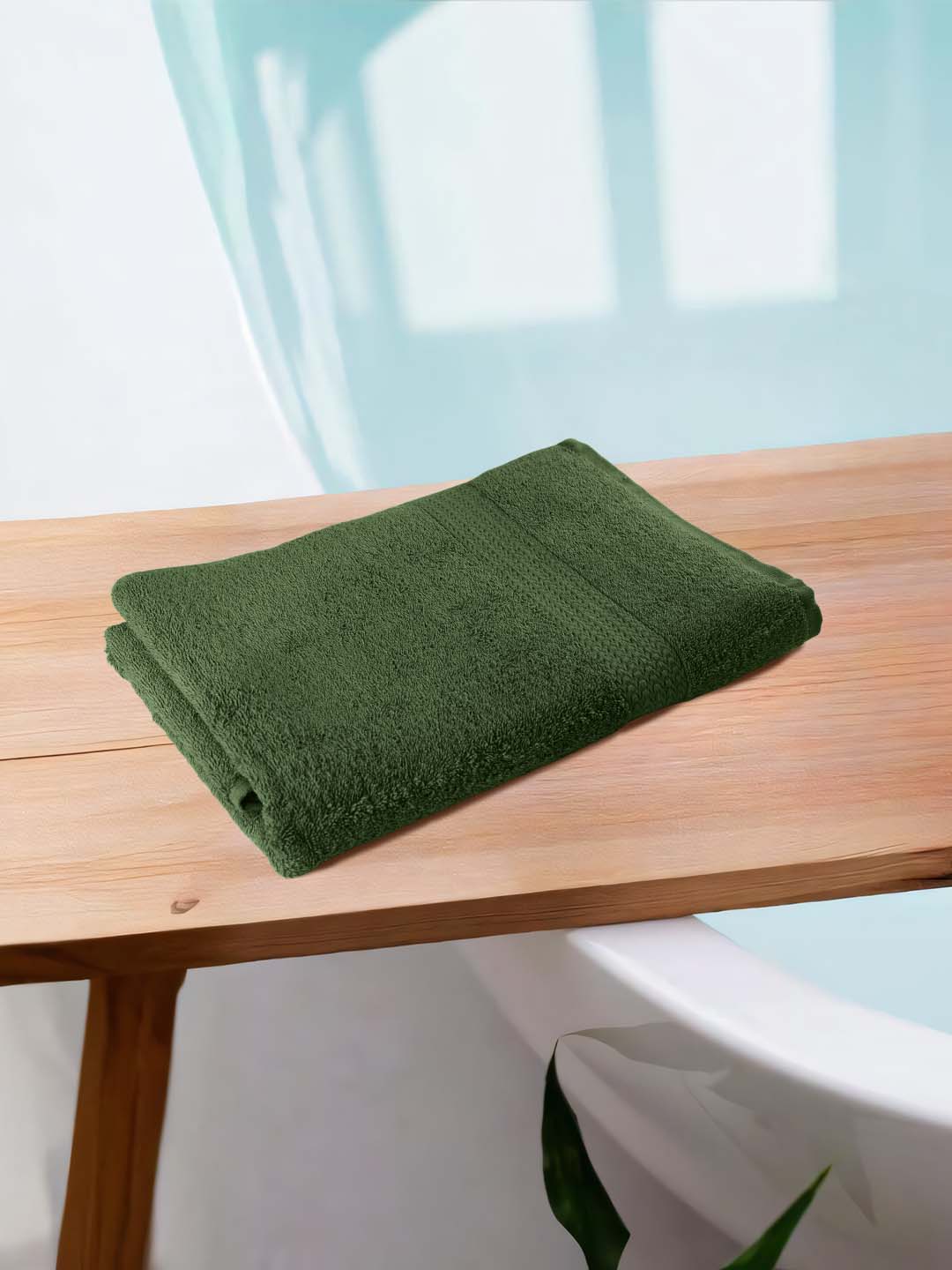 Bath Towel Set of 1 Green