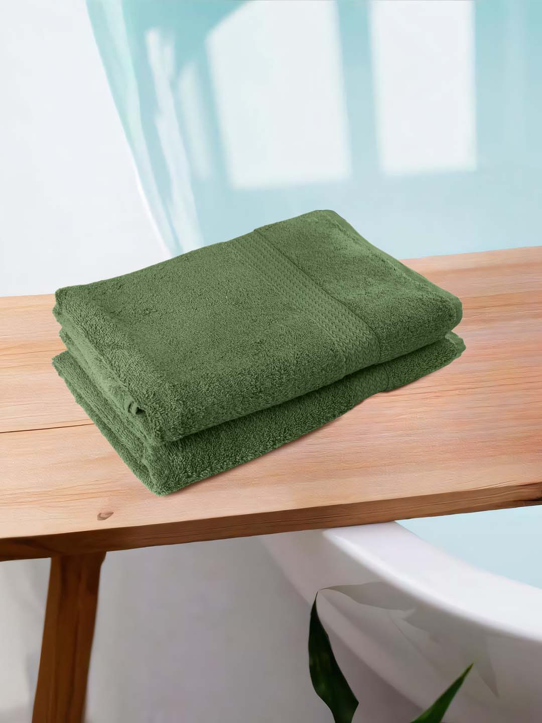 Bath Combo set of 2 Green