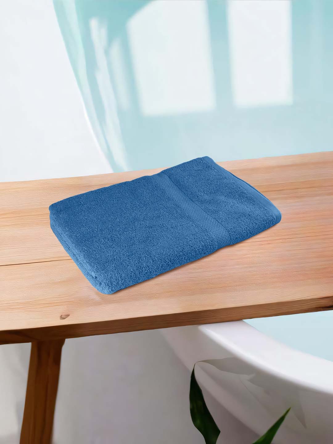 Bath Towel Set of 1 Cobalt Blue